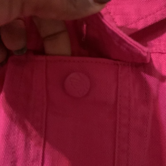 The Children’s Place Jean Jacket in Fuchsia Pink for Girls SZ Large 10/12. - Picture 4 of 8